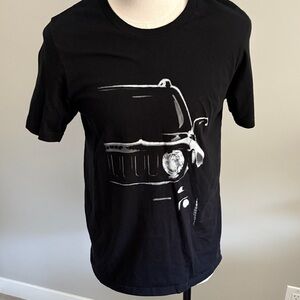 Bella Canvas Black Car Graphic Tee